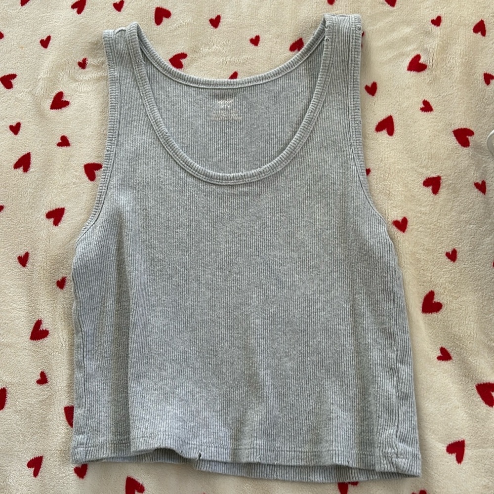 distressed aerie tank top